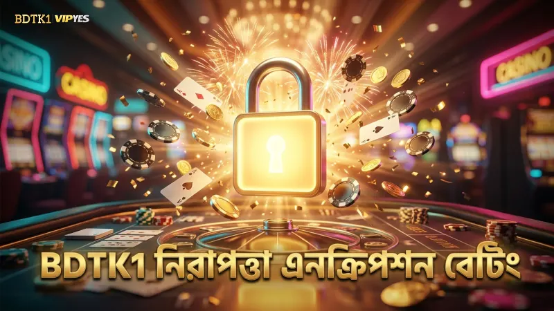 BDTK1 প্ল্যাটফর্মে নিরাপদ বেটিংয়ের জন্য শক্তিশালী এনক্রিপশন ব্যবহৃত।