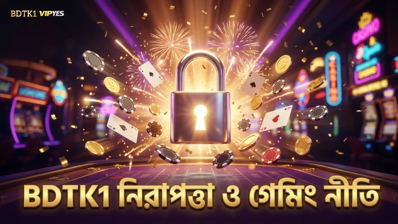 BDTK1 নিরাপত্তা ও দায়িত্বশীল গেমিং নিয়মাবলী।