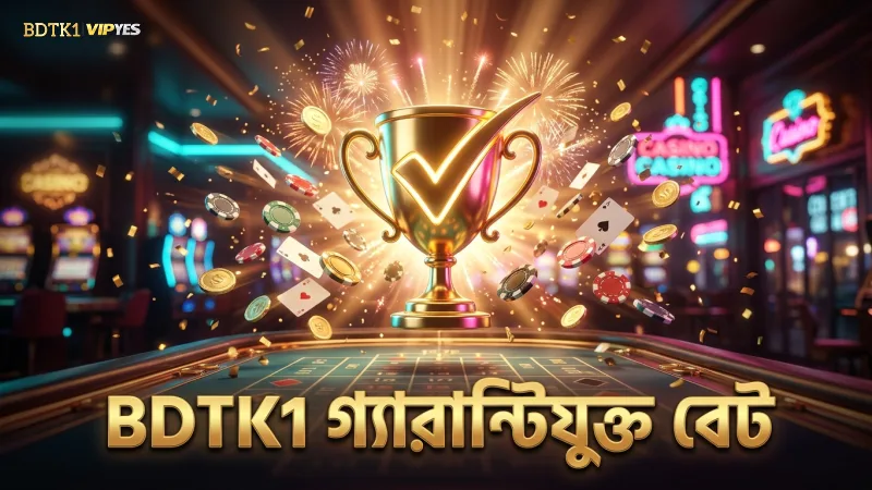 স্মার্ট বাজির জন্য BDTK1 গ্যারান্টিযুক্ত বেট কনফার্মেশন।