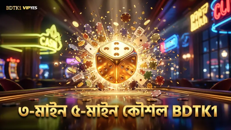 ৩-মাইন ও ৫-মাইন সেটআপে খেলার কৌশল এবং ঝুঁকি ব্যবস্থাপনা।