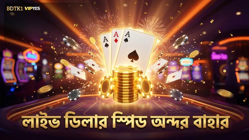 লাইভ ডিলারের মাধ্যমে স্পিড অন্দর বাহার খেলার নিয়মাবলী।