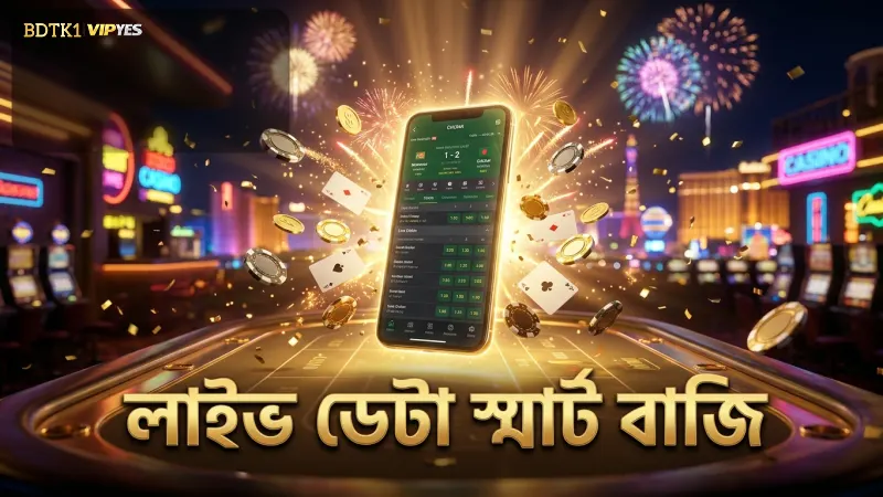 লাইভ ম্যাচের ডেটা বিশ্লেষণ করে স্মার্ট বাজির সিদ্ধান্ত নিন