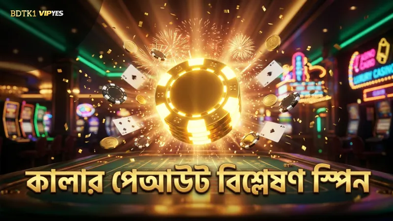 ২০০টি স্পিন বিশ্লেষণে কালার পেআউটের পরিসংখ্যান।